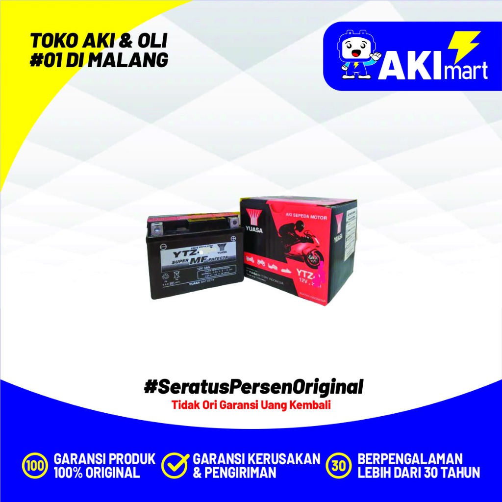 Aki Motor YUASA Ytx9bs