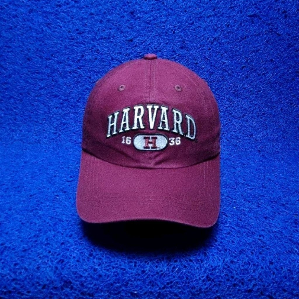 topi harvard university marun cap adjustable