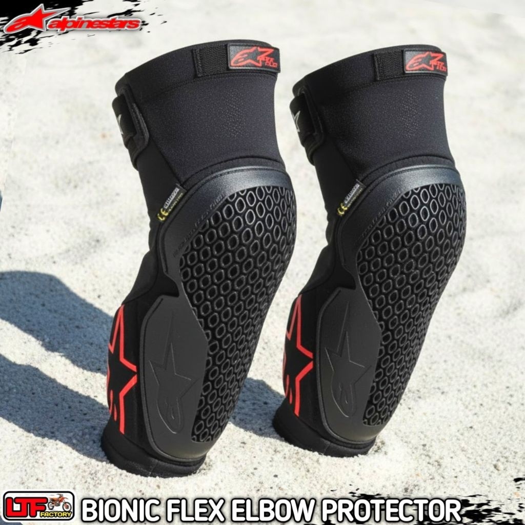 ALPINESTARS BIONIC FLEX ELBOW & KNEE GUARD PROTECTOR - DEKER SIKU LUTUT PELINDUNG TANGAN KAKI SEPEDA