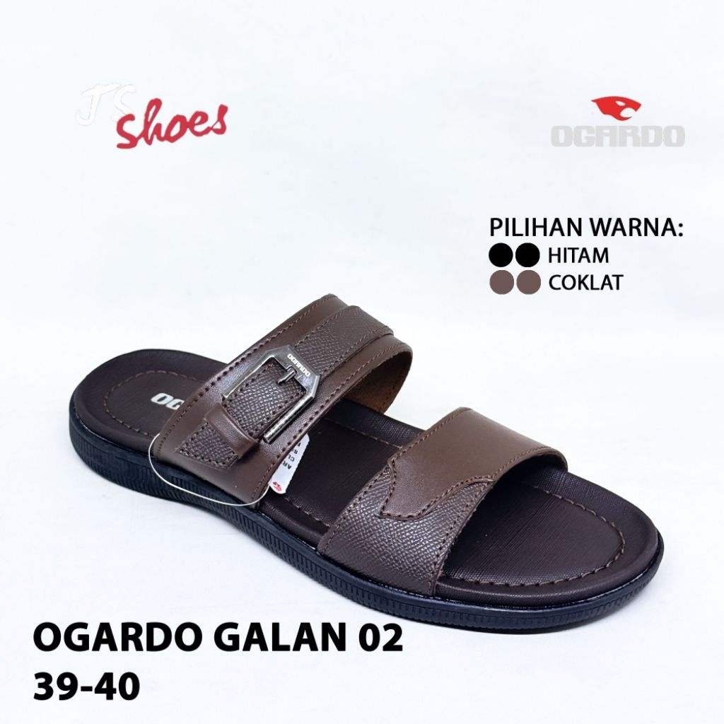 OGARDO GALAN 02 - SANDAL SLOP CASUAL PRIA DEWASA MERK OGARDO ORIGINAL