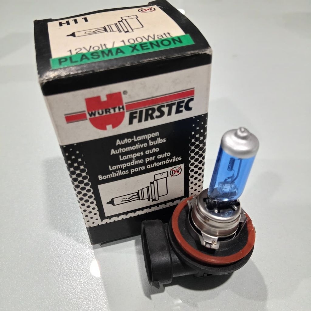 BOHLAM LAMPU HALOGEN PLASMA XENON  H11 12V 100W WURTH ORIGINAL