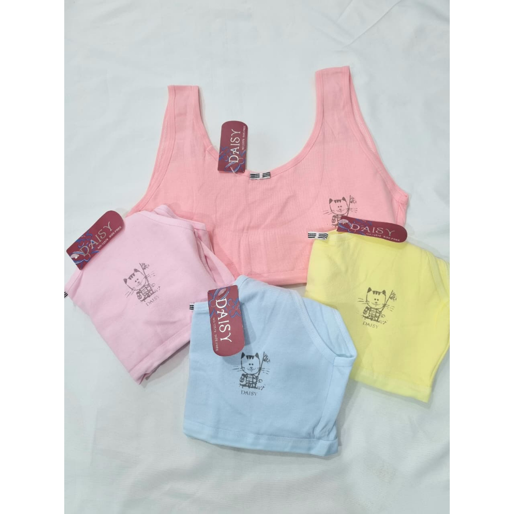 MINISET KAIT DAISY BH/BRA/MINISET ANAK PEREMPUAN/REMAJA  KAIT DAISY 12579