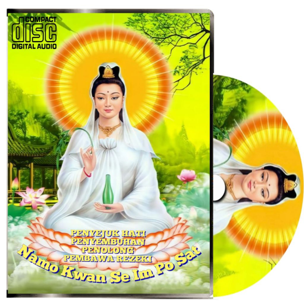 KASET CD  NAMO KWAN SE IM PO SAT TERBARU FULL ALBUM - KASET CD LAGU DOA MANTRA DEWI KWAN IM - KASET 