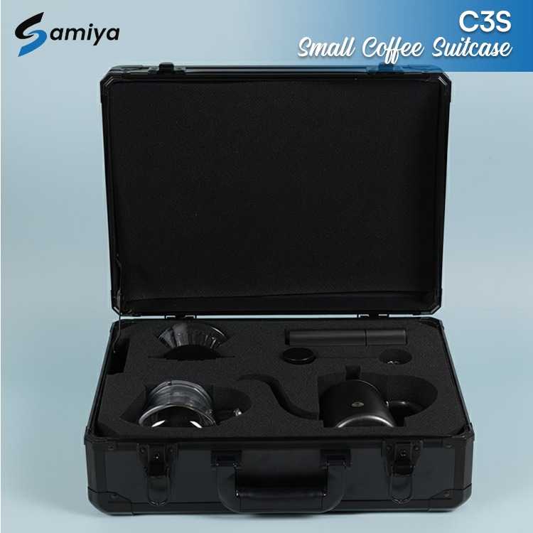 timemore small c3 chesnut coffee suitcase / paket alat kopi set manual brew free koper kecil