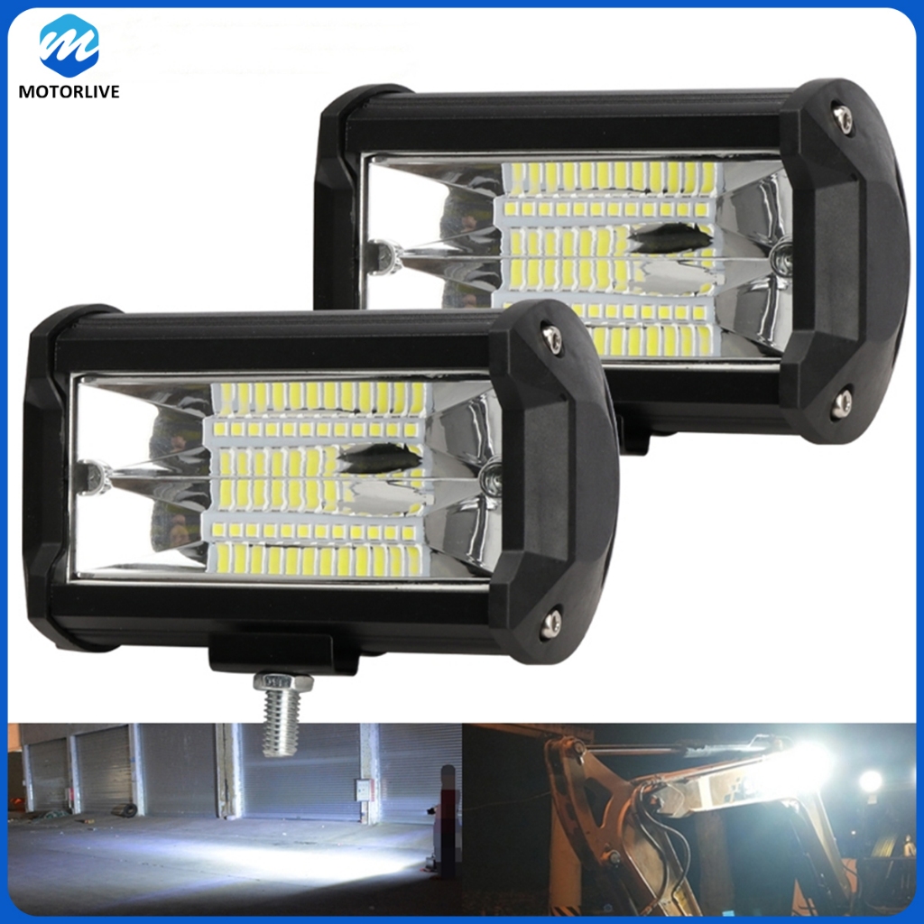 Lampu Sorot Led Mobil Lampu Kerja LED Off-Road Lampu Depan SUV ATV Trailer Traktor Perahu Truk 12V 2