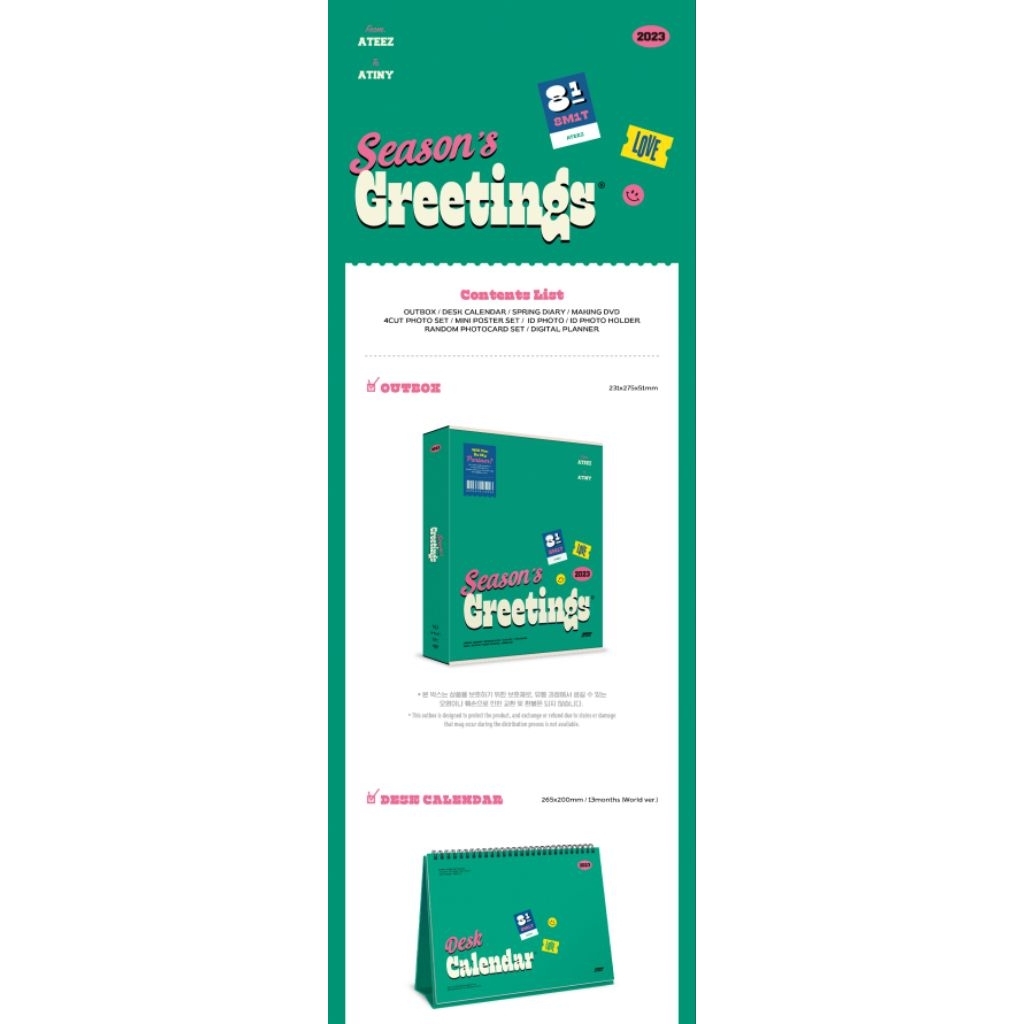 Ateez 2023 Season's Greetings