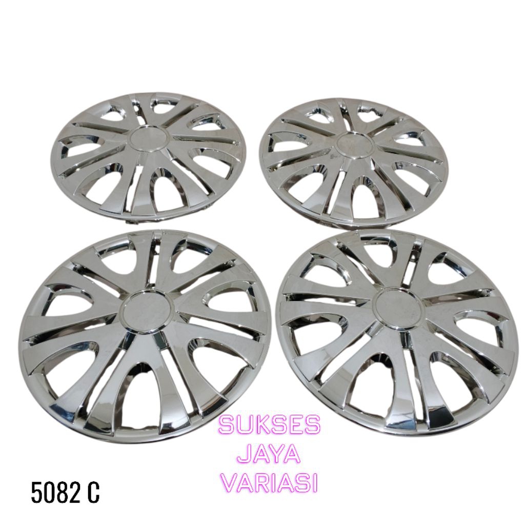 COVER DOP VELG RODA MOBIL L300 / TRAGA RING 14 FULL CHROME