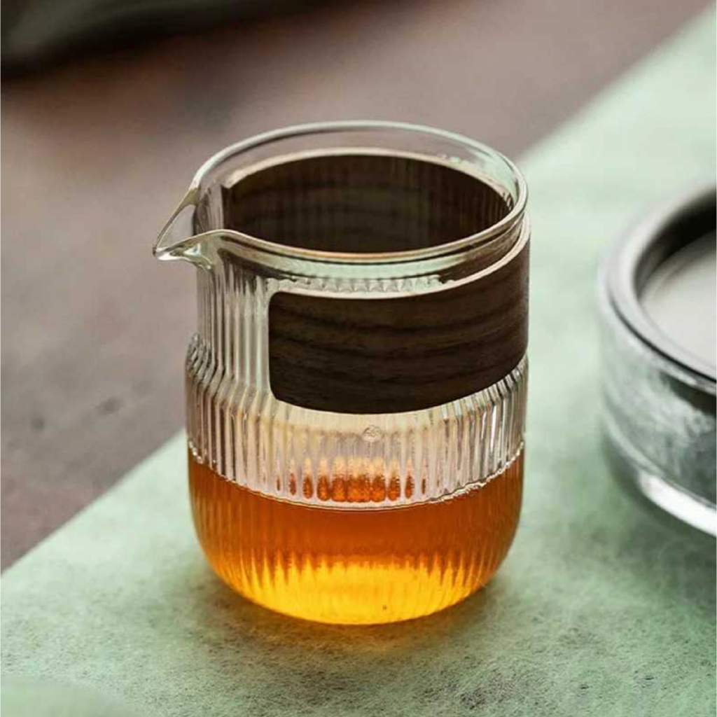 Gelas Kaca Aesthetic Pitcher Kopi Teh Borosilicate 300ml