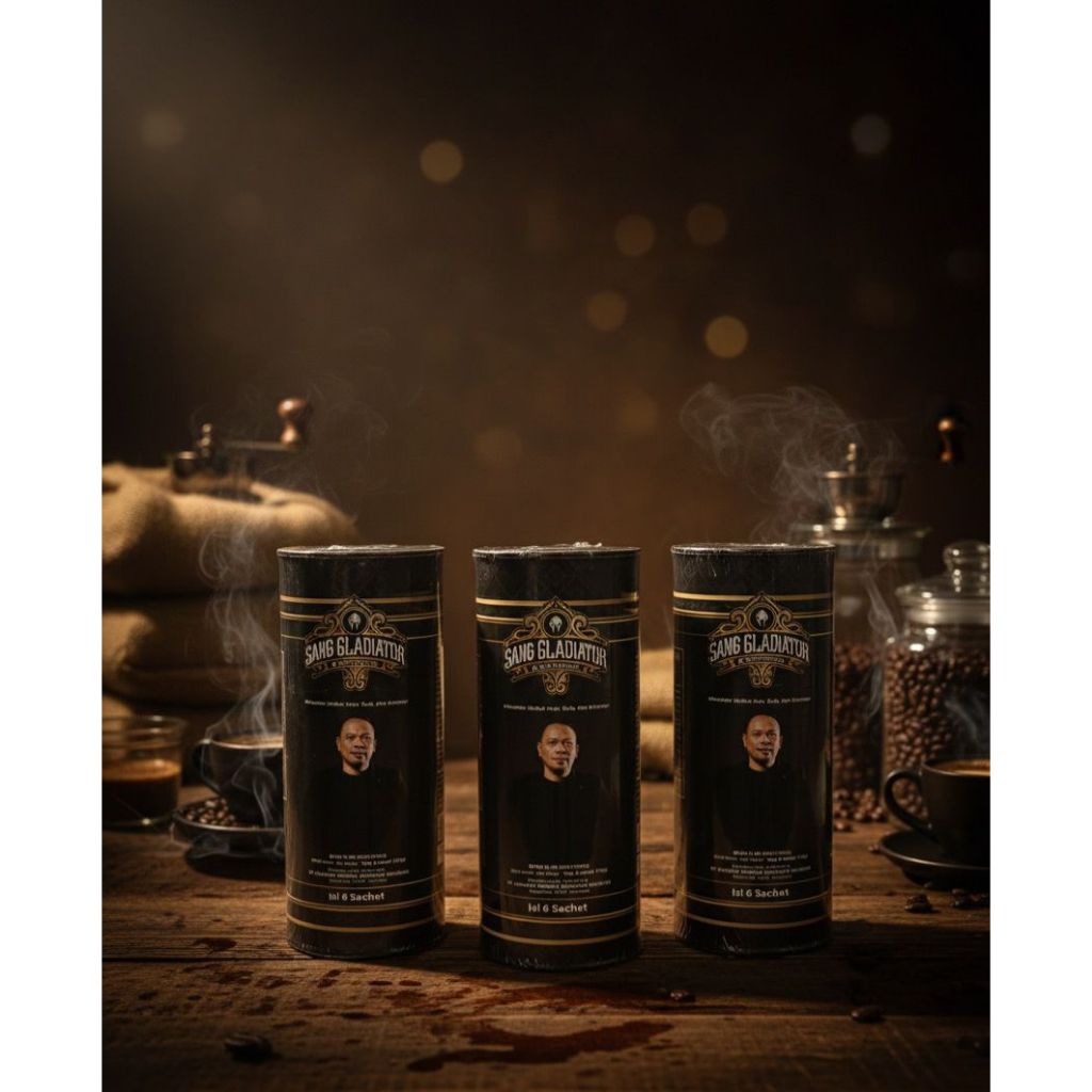 Kopi Sang Gladiator Isi 6 Sachet - Kopi Pria Dewasa Penambah Energi Stamina