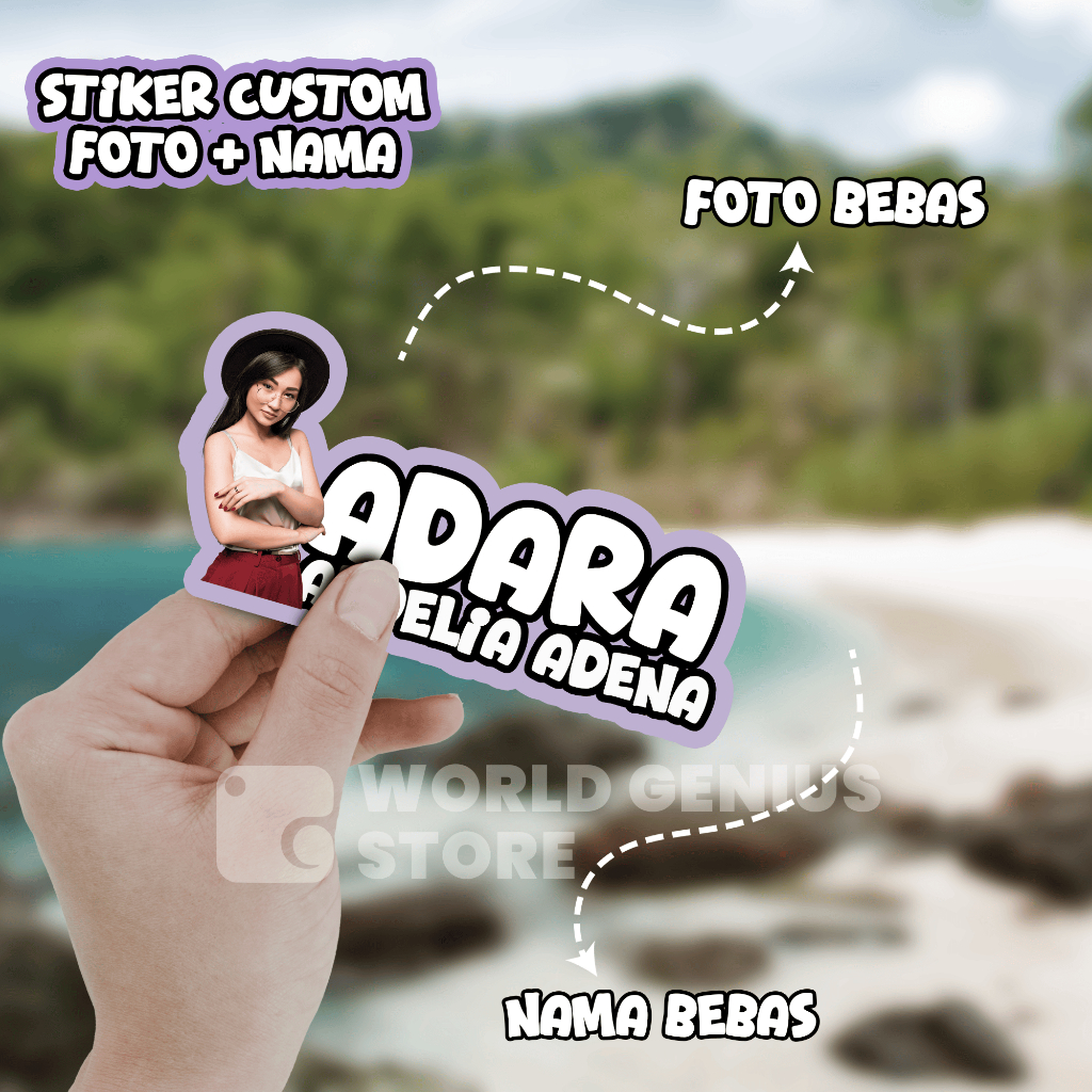 STIKER WAJAH STIKER WAJAH CUSTOM STIKER CUSTOM TAHAN AIR