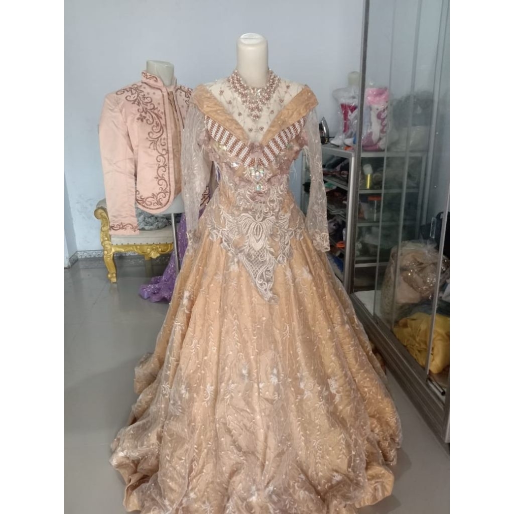 gaun pengantin second