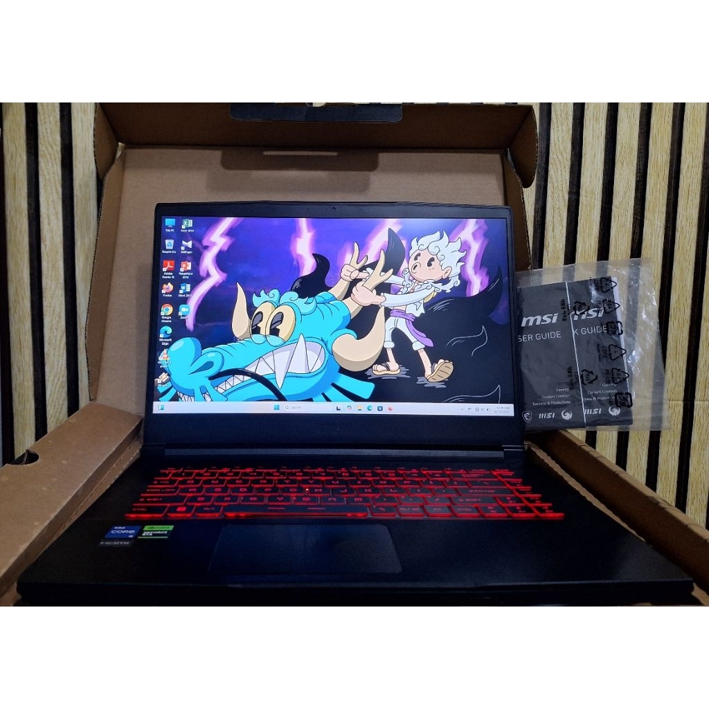 MSI Thin GF63 | CORE I7 GEN 12 | RTX 3050 | GARANSI RESMI ON JANUARI 2027