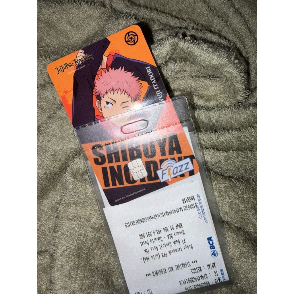 Kartu Flazz Limited Edition Jujutsu Kaisen GEN 2