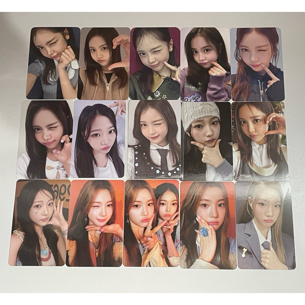 official photocard pc carmen stella juun ian h2h hearts2hearts