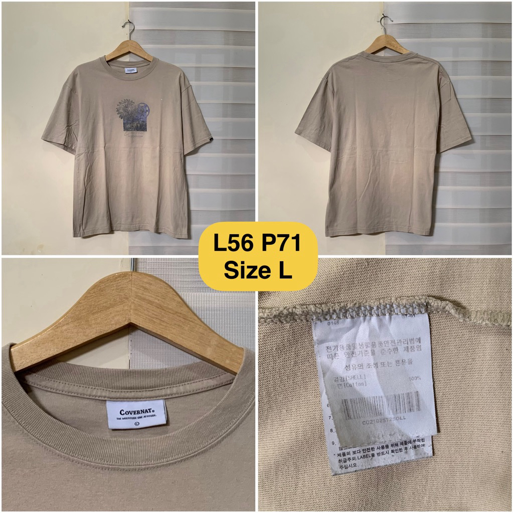 Kaos Covernat Coklat Original