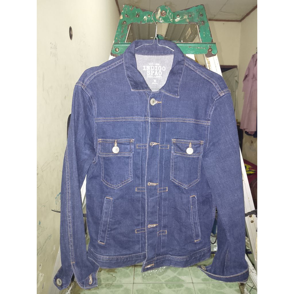 trucker denim spao