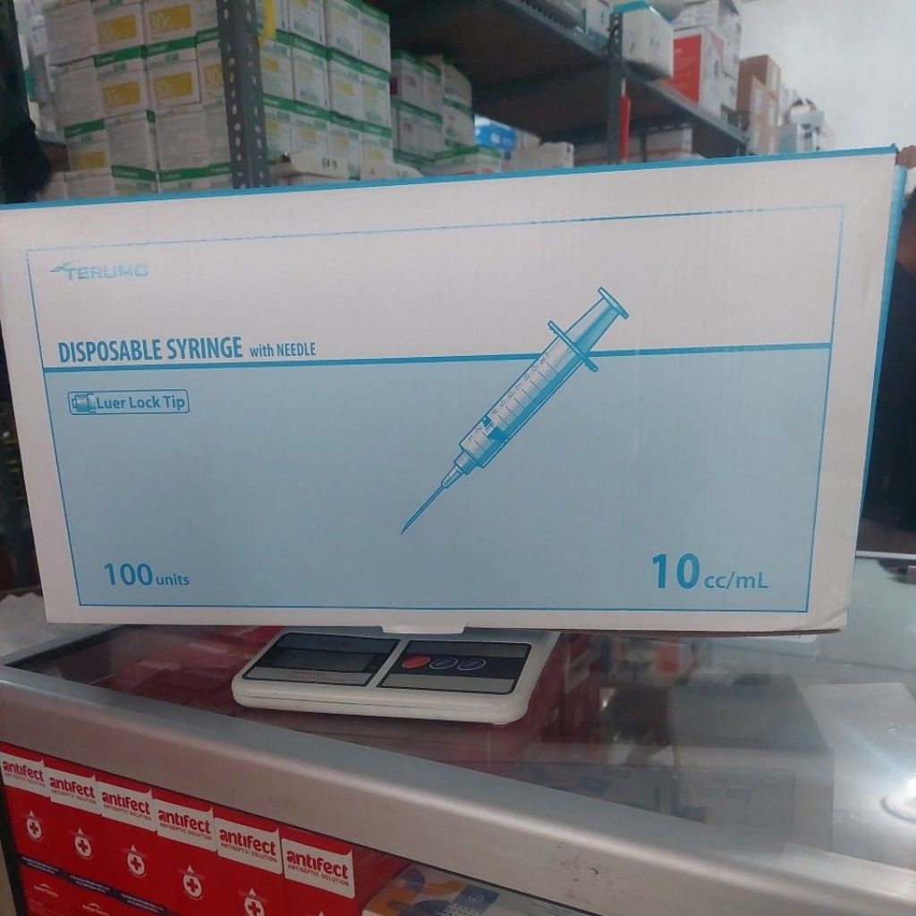 Spuit 10cc Terumo 1box isi 100pcs (Perbox)