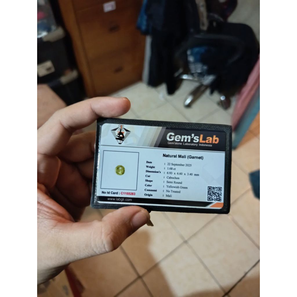 Akik Permata Mali Garnet.