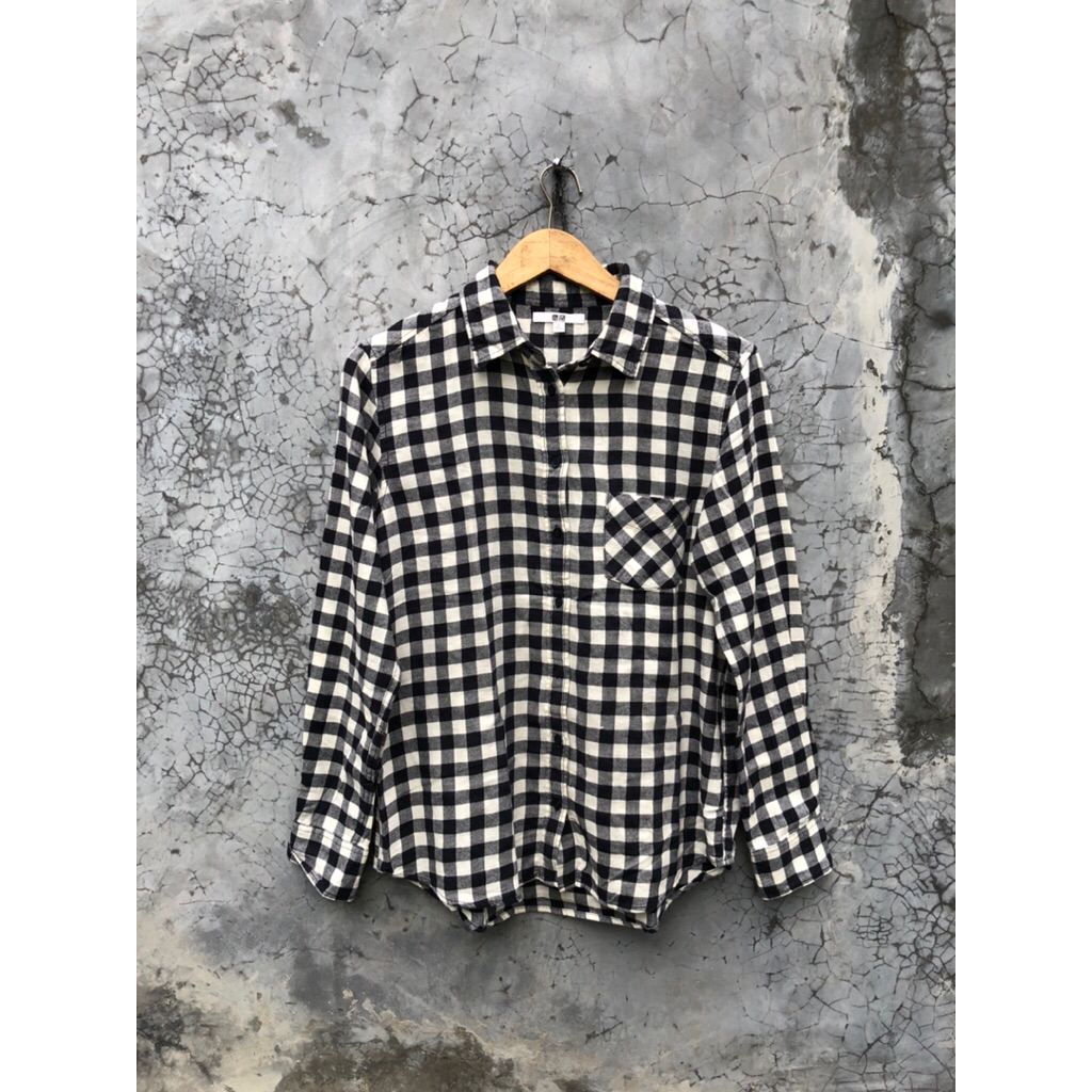 Flanel Uniqlo Second