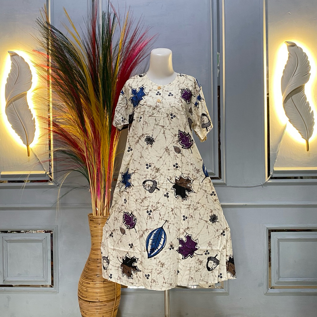 daster Marisa smt pias kancing (Kf 51) ukuran standar