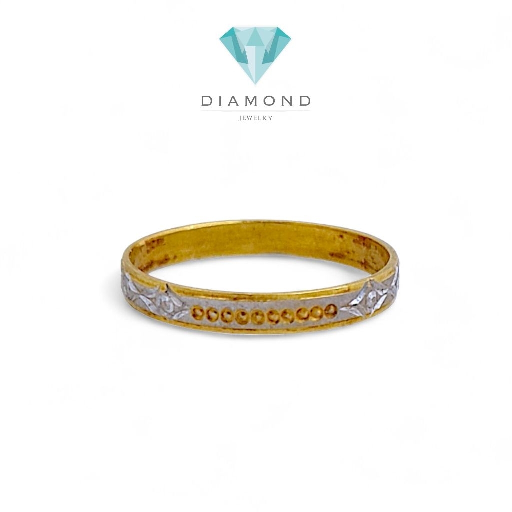 Gold Ring 23K / Cincin Emas 23K / Diamond Jewelry 15CMSWP2