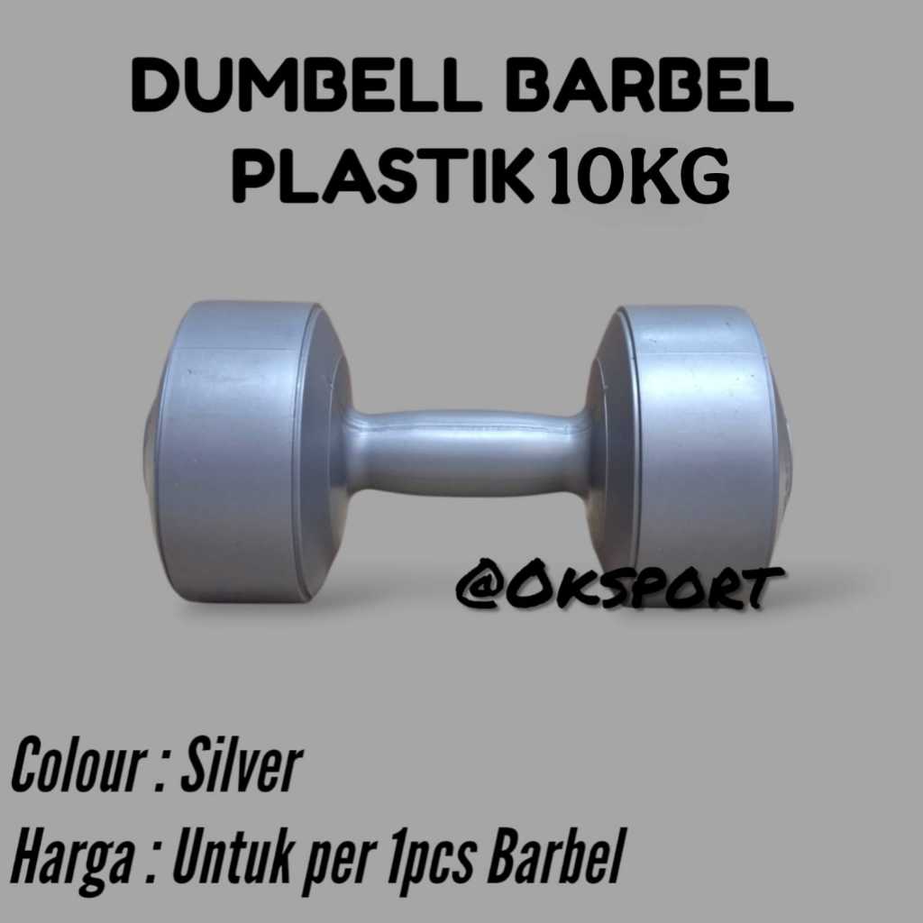 Dumble Barbel Plastik 10kg