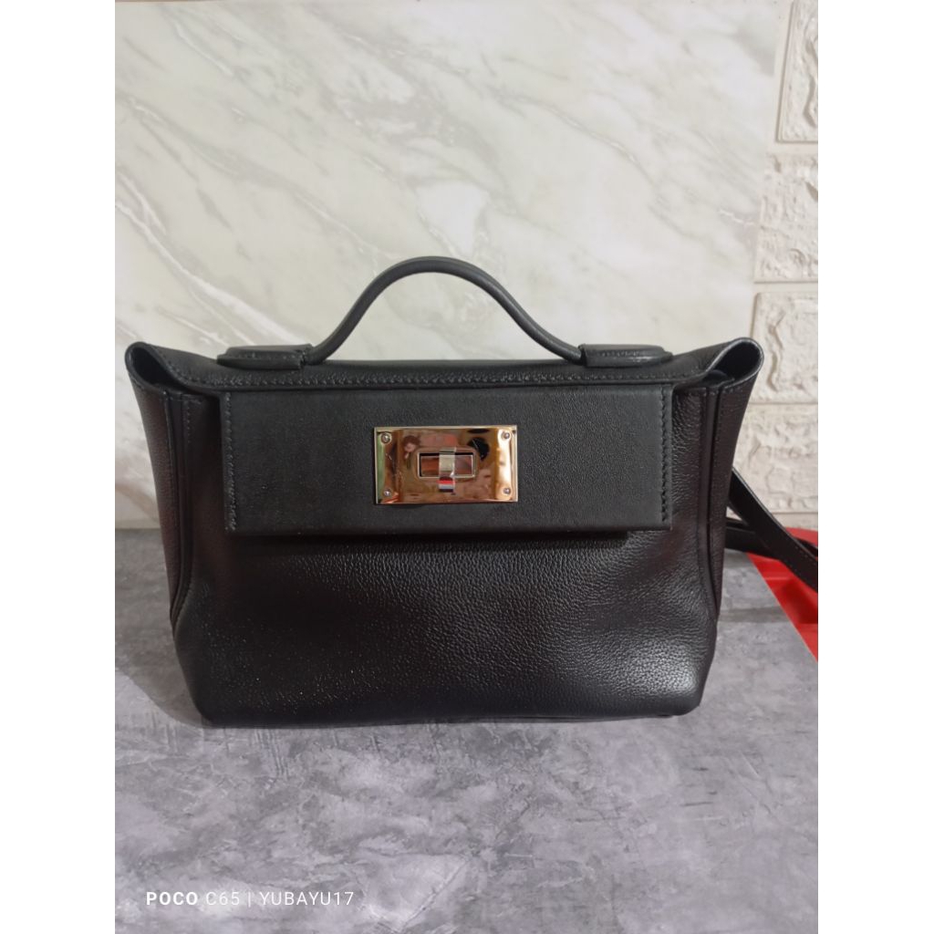 (link kecil)Sling / shoulder bag ala hermes Kelly 24/24 kulit asli