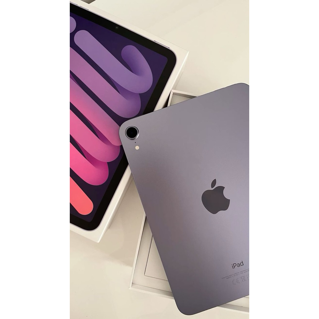 ipad 6 mini purple 64gb (pemakaian pribadi)