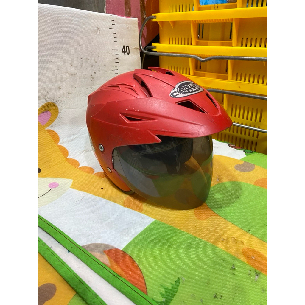 PL Helm Motor CARDOX Anak-anak Merah Robot Fungsi Normal