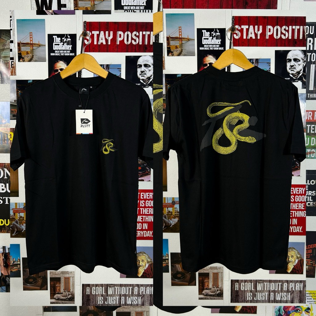 Kaos Surfing RUSTY COBRA COIL EDITION. Febric, Full label and tags original 11 // COD (real pict)