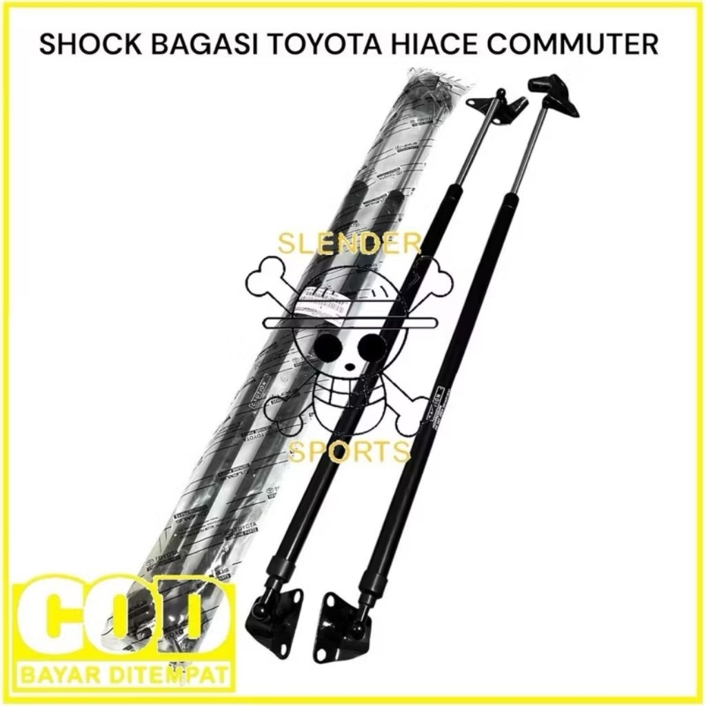 SHOCK BAGASI HIACE - SOK BAGASI HIDROLIK PINTU BELAKANG TOYOTA HIACE COMMUTER