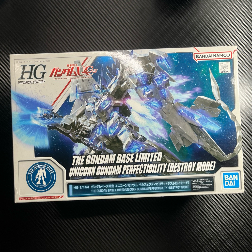 HG Unicorn Gundam Perfectibility (Destroy Mode) - Bandai 1/144