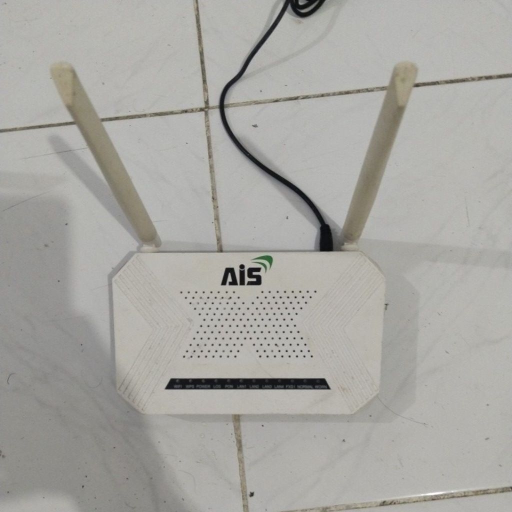 MODEM RAUTER WAFI AIS XPON ONU MODEL:AIS-ON3W1X BARANG SESUAI FOTO KONDISI NORMAL