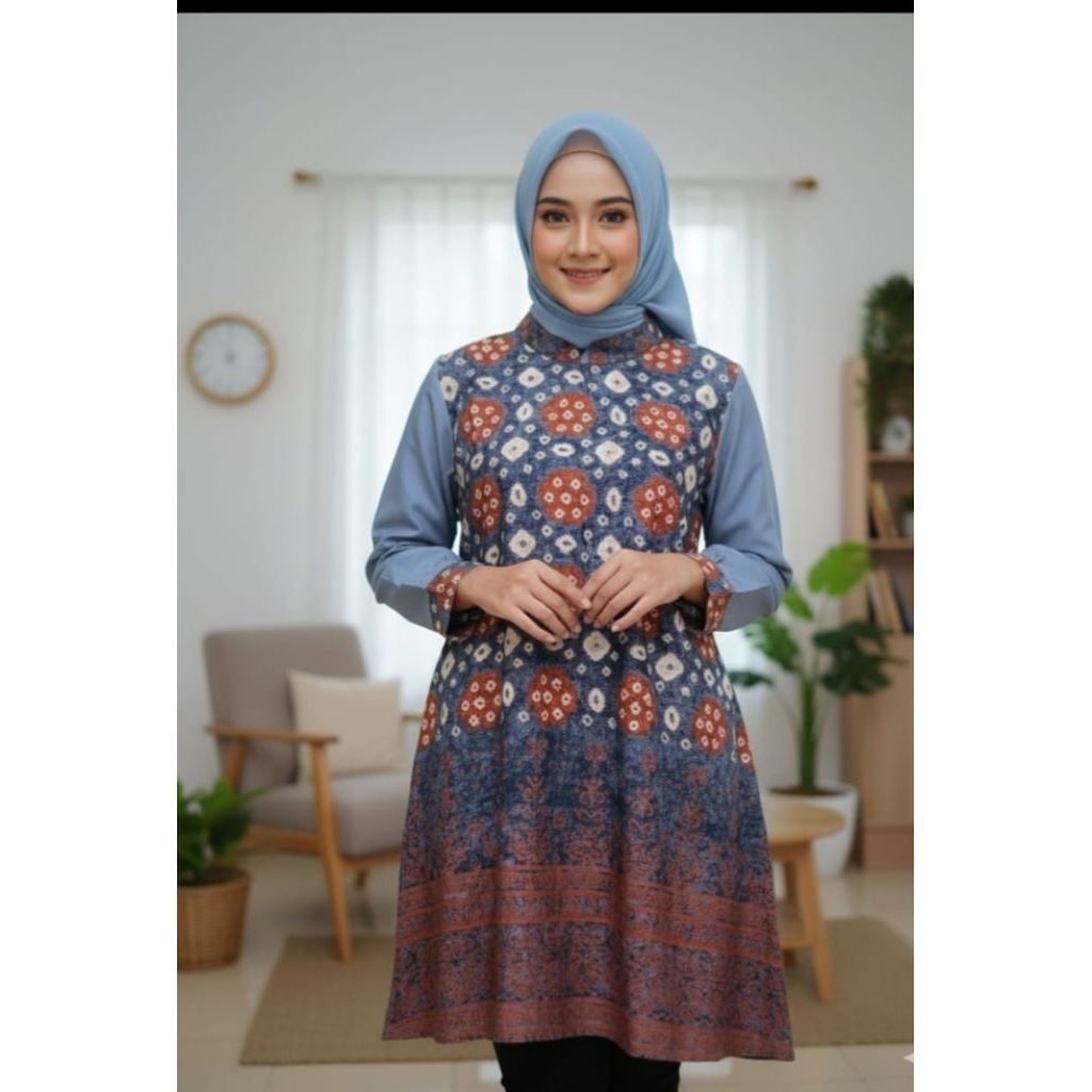 tunik jumputan dolby