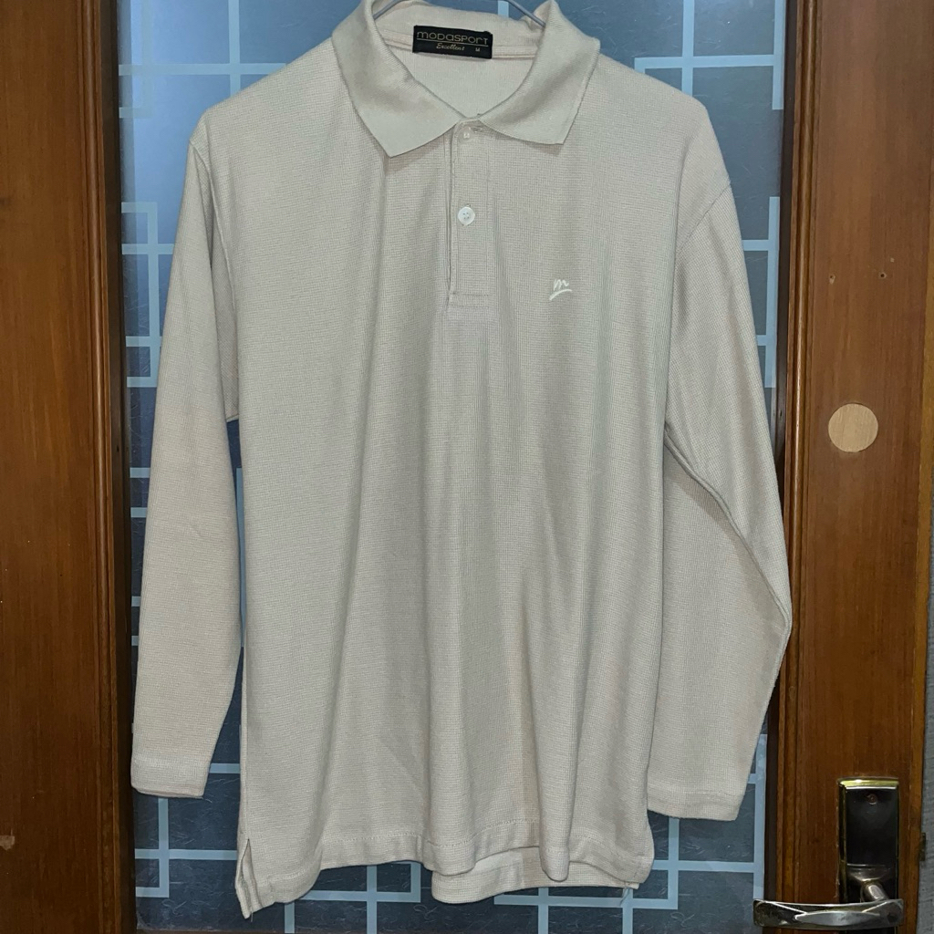 [PRELOVED] Polo Shirt Modasport Lengan Panjang - Sage