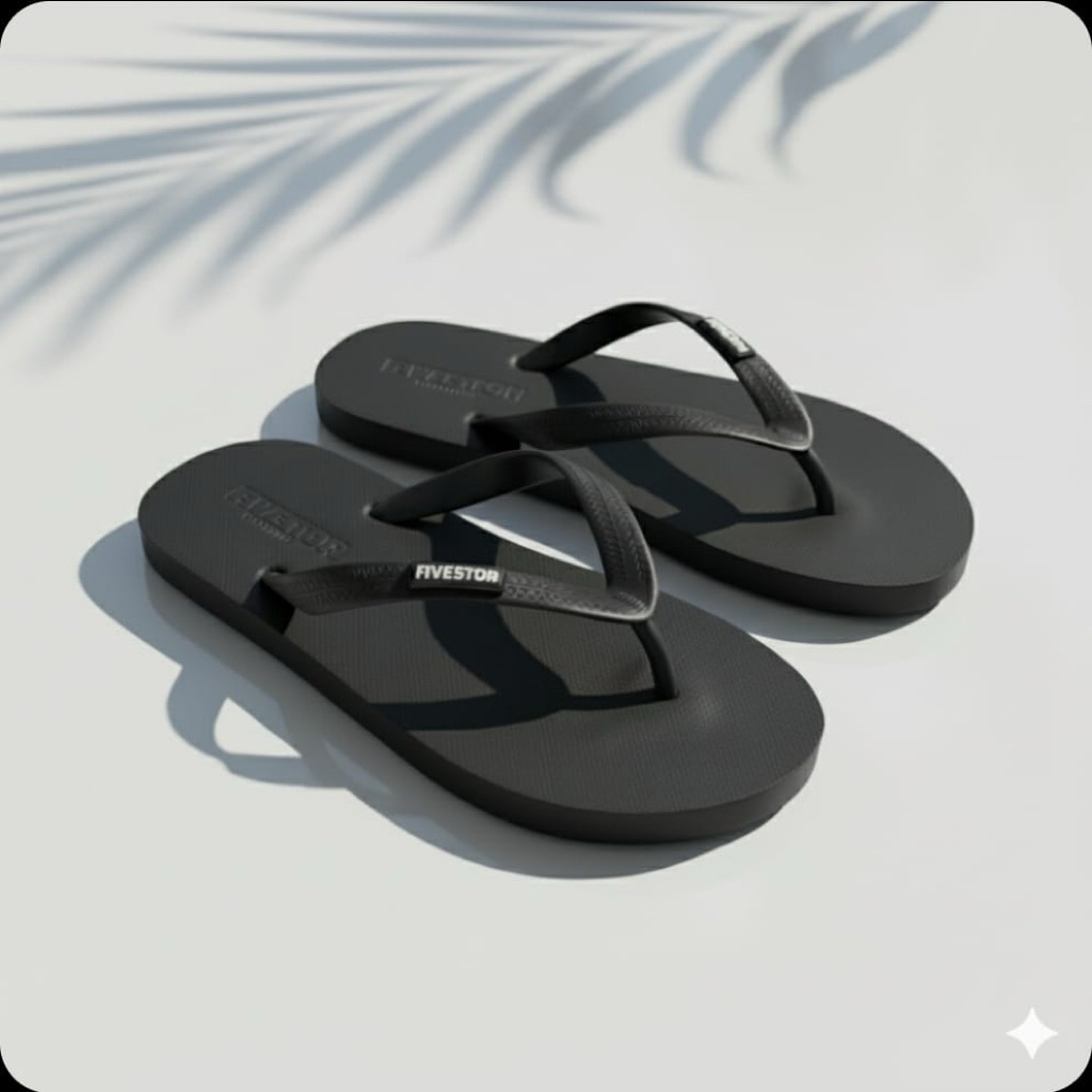 Fivestor Sandal Jepit Casual Pria - Sandal Santai Rumah & Outdoor Anti Slip