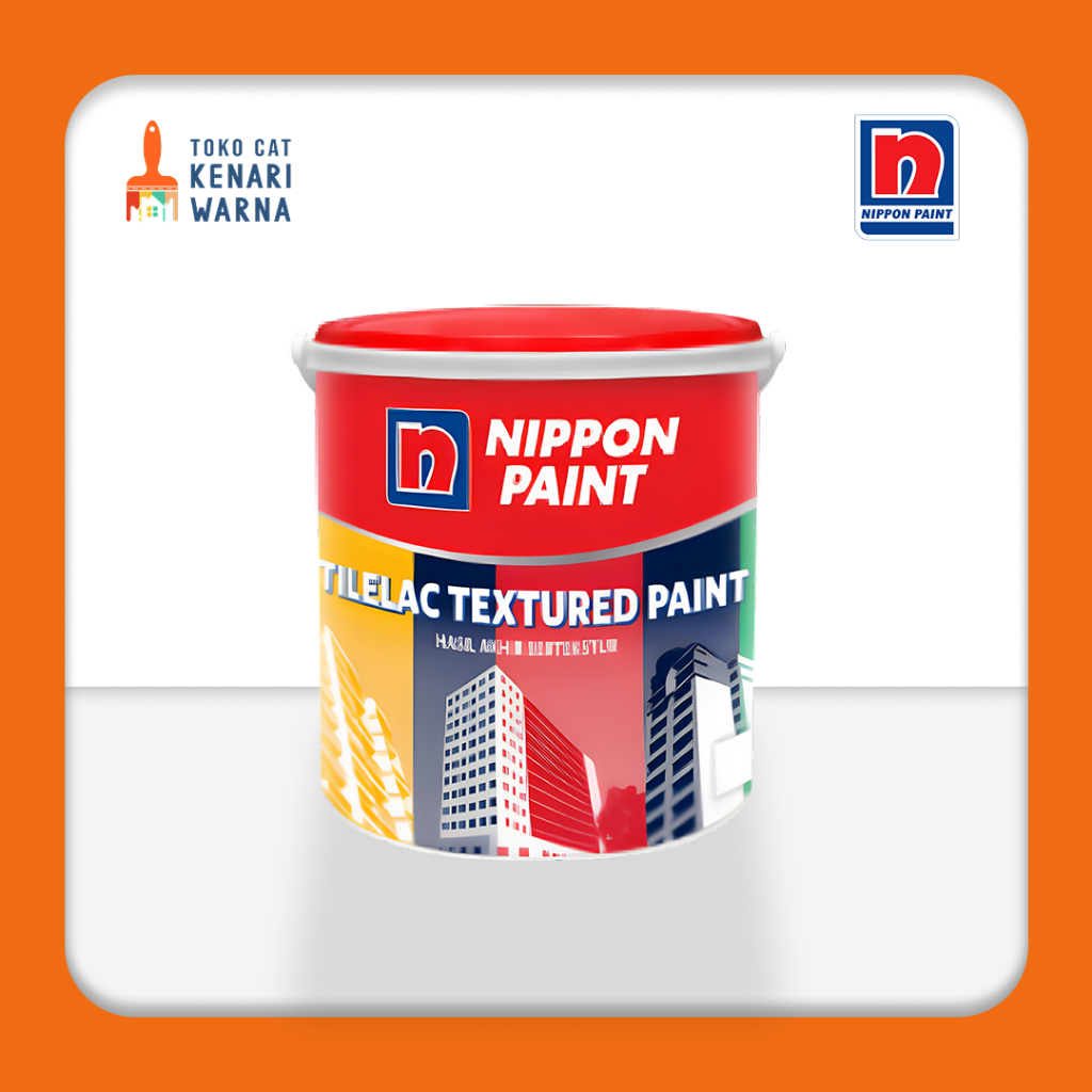 NIPPON PAINT TILELAC TEXTURED PAINT 5 KG/ CAT TEKSTUR TEMBOK DASAR