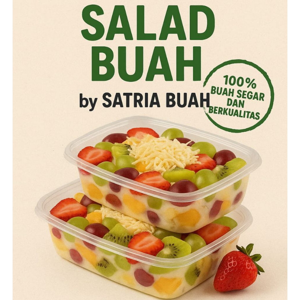 Salad Buah murah, ukuran 200ml & 500ml