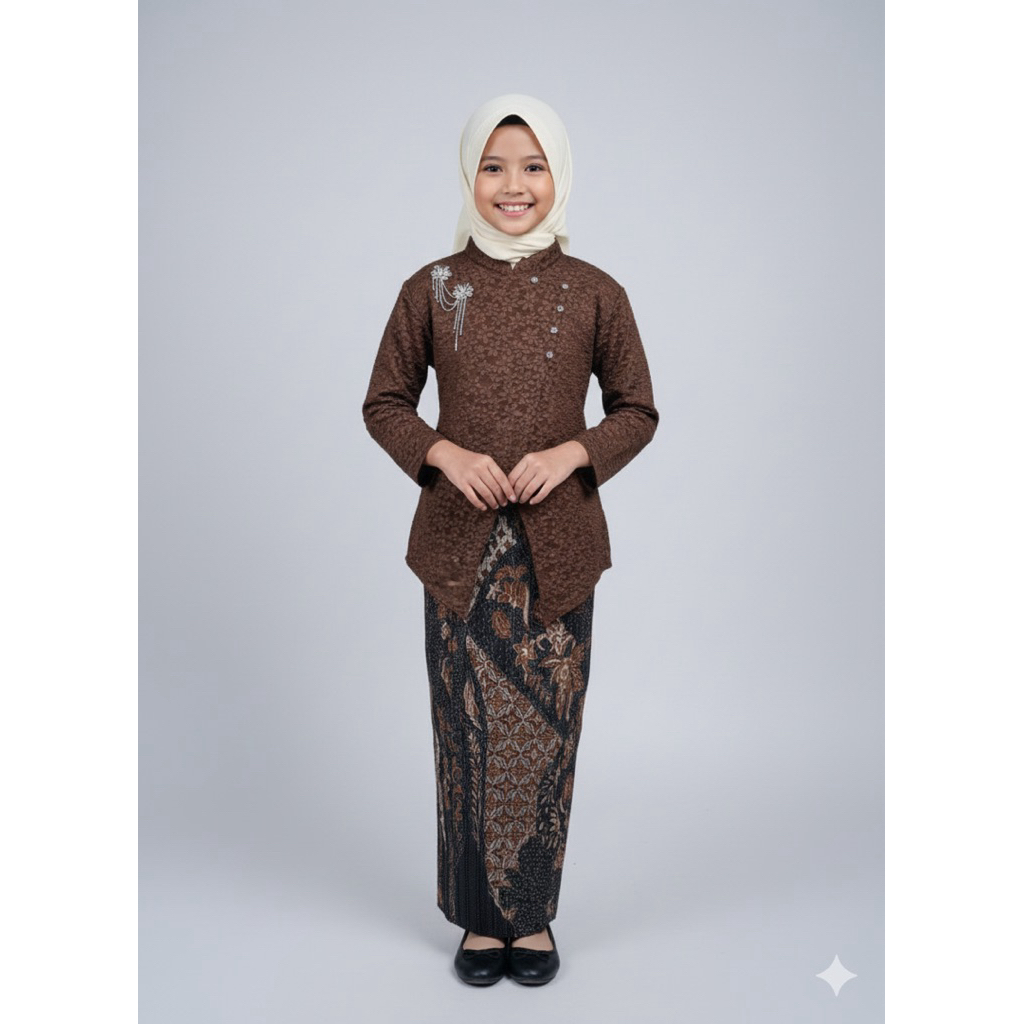EK - SETELAN KEBAYA ANAK 5-12tahun FOKURO 6WARNA / KEBAYA WISUDA SD / SET ANAK PEREMPUAN / KEBAYA JA
