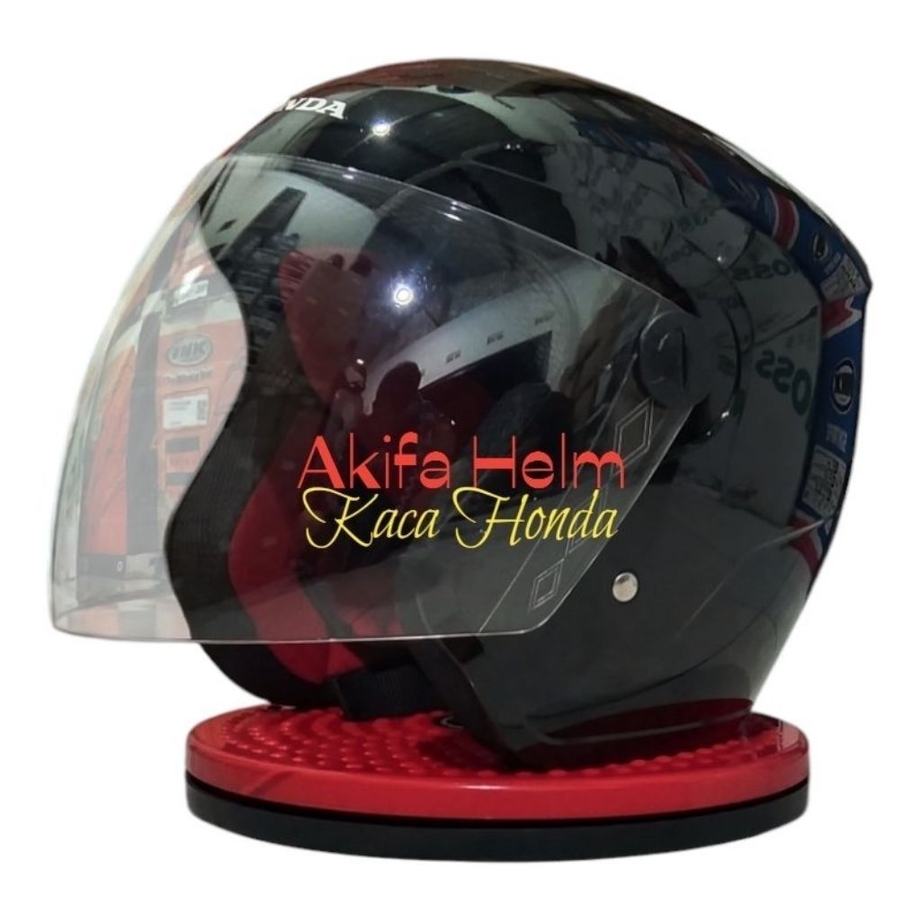Kaca Helm Honda PCX New Bening Hitam