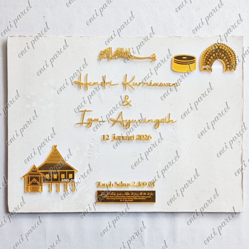 kode 319 logo rumah adat suku bugis sulawesi selatan sulsel miniatur replika mahkota bando songkok r