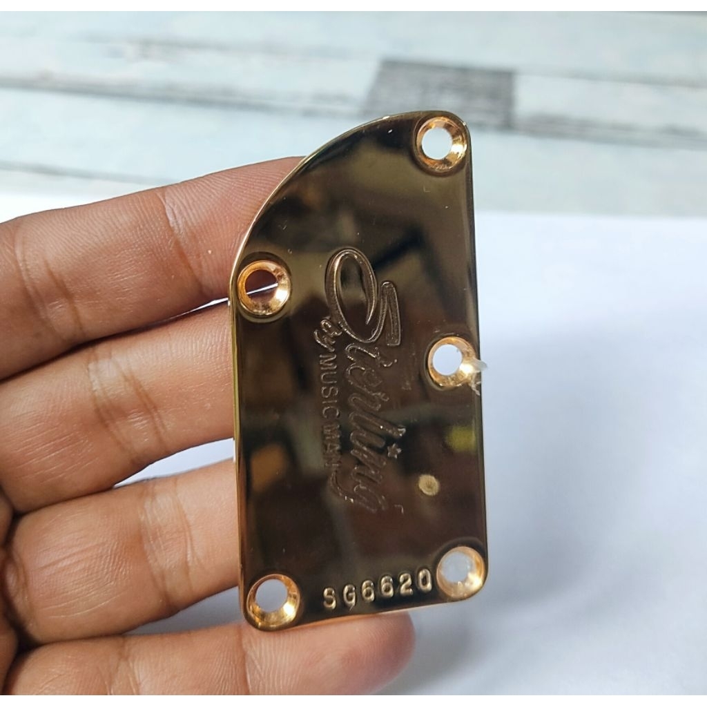 Neck plate Gitar Musicman sterling Original Gold
