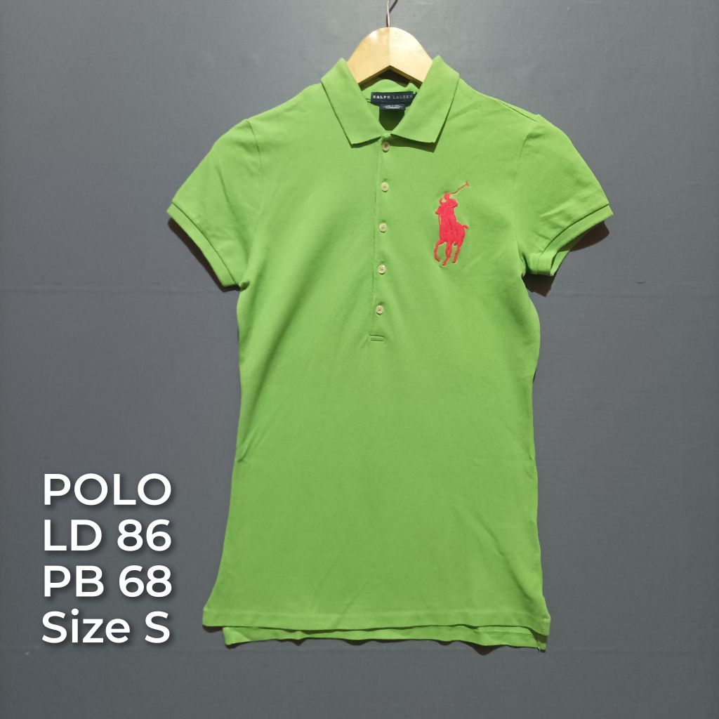 Kaos Kerah Polo Wanita | Kaos Bekas Pakai Secondhand Brand