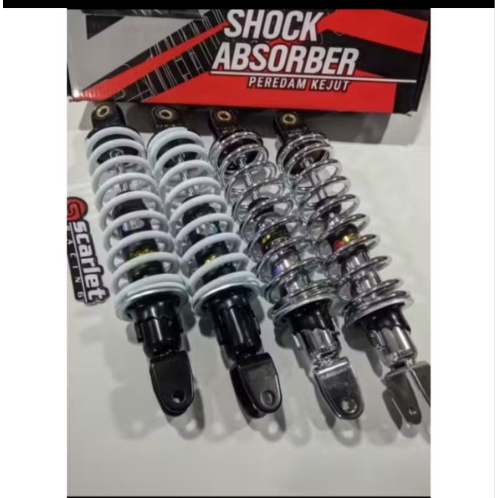 Shockbreaker Shock Aerox,Nmax,Nuvo,Nmax New,Nmax Old Scarlet 8989 Series UK 280,305,335mm