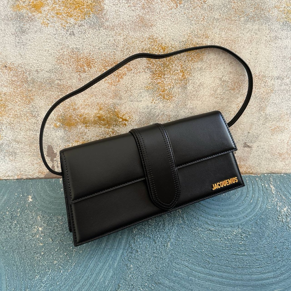 JACQUEMUS LONG BAMBINO BLACK GHW