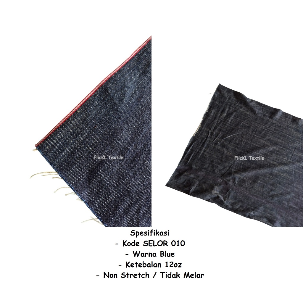 Kain Selvedge Bahan Jeans Selvedge Denim Selvedge Original