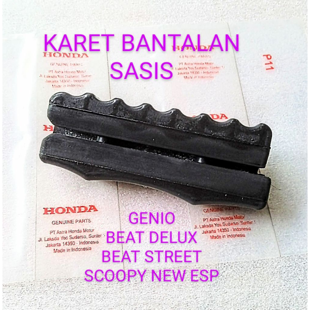 karet link stoper karet ganjal mesin bantalan mesin honda genio.beat delux.beat street.scoopy new es