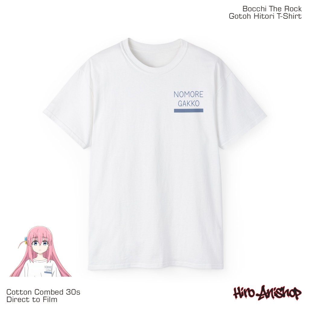 Kaos Anime Bocchi The Rock Hitori Gotoh Cosplay Casual
