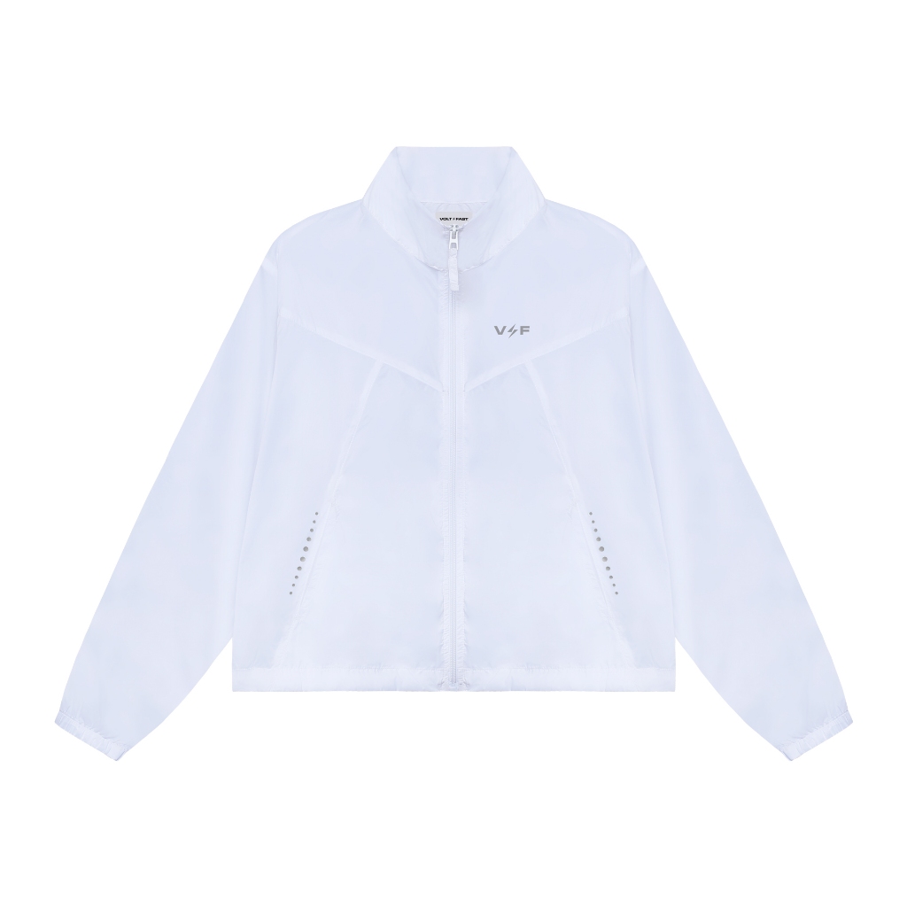 Voltandfast Women's Fast Running Jacket - White