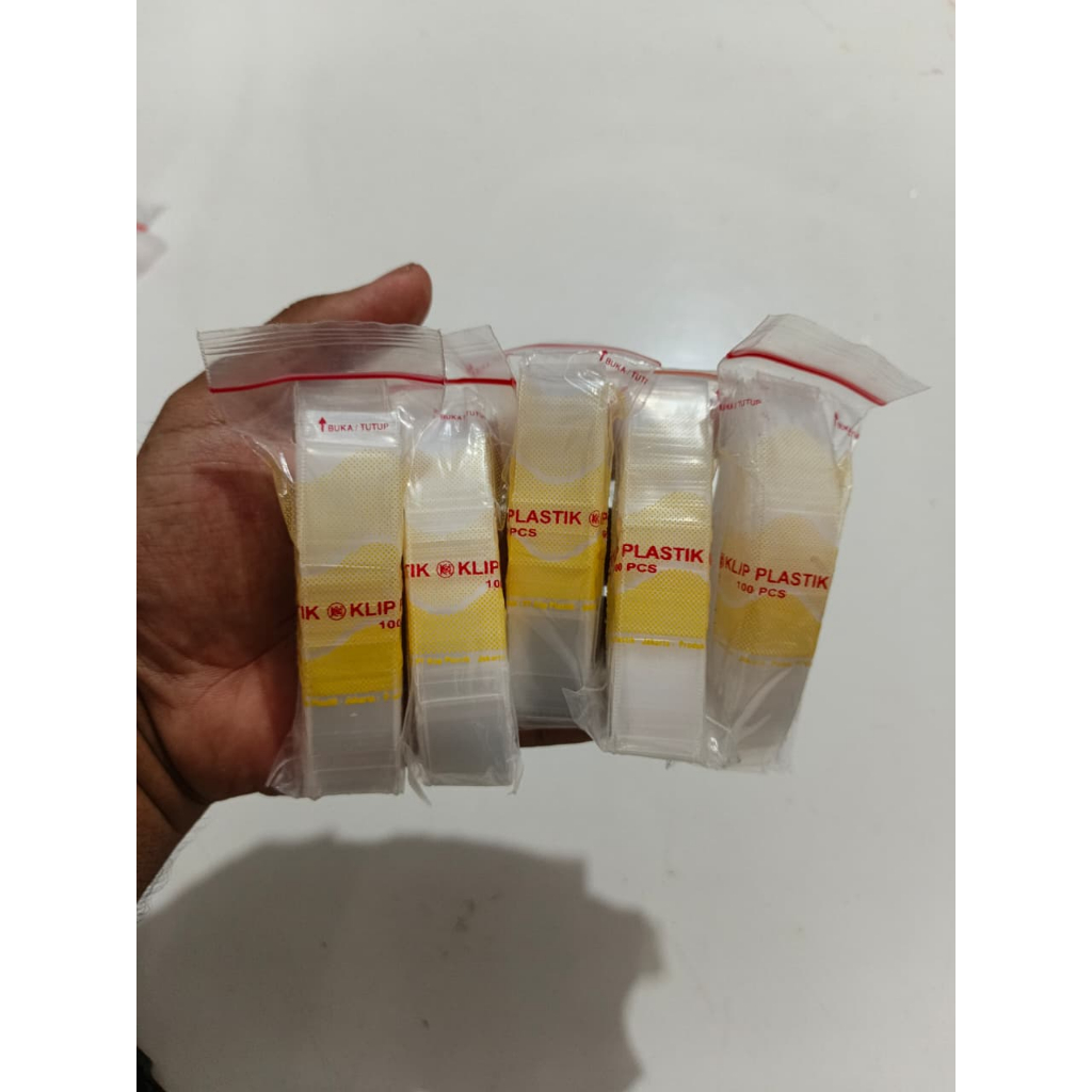 Promo Klip Plastik 2x3.5 TEBAL / plastik klip 2x3.5 atau 2×3.5 tebal klip / plastik klip kecil / pla